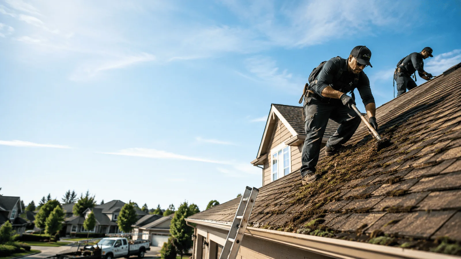Roof Moss Removal in Battle Ground, WA near me